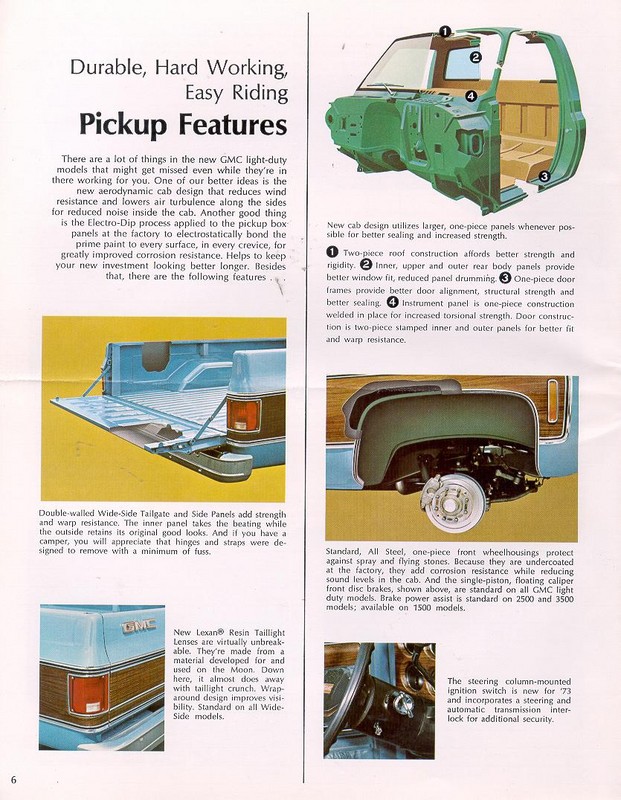 1973 GMC Pickups And Suburbans Brochure Page 8